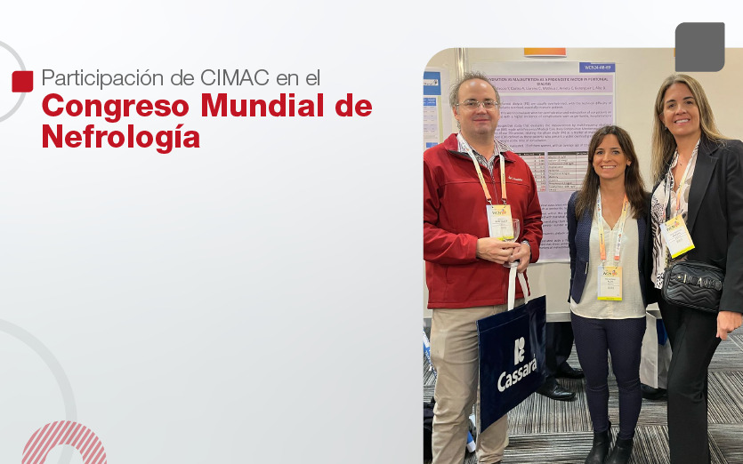 Participación de CIMAC en el Congreso Mundial de Nefrología