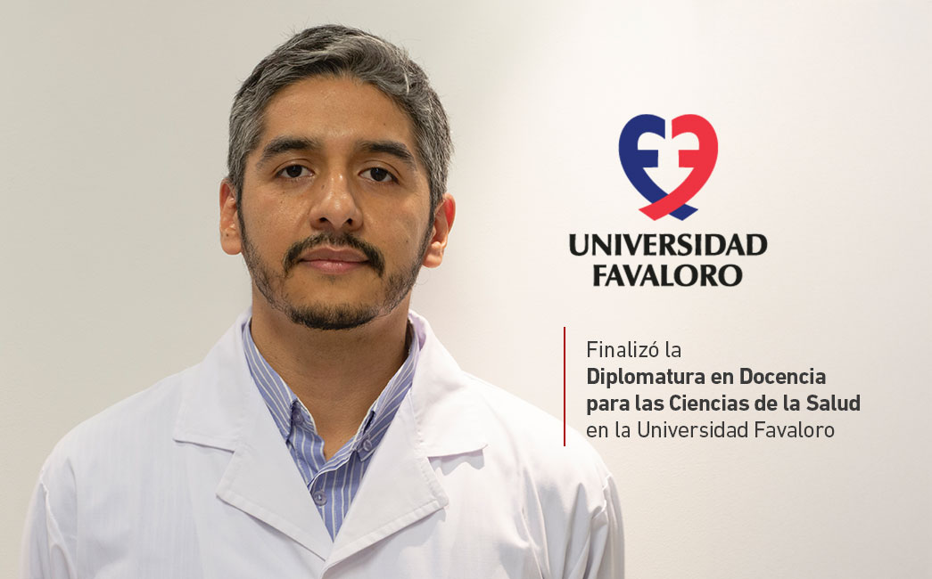 El Dr. David Chirino finalizó la Diplomatura en Docencia para las Ciencias de la Salud