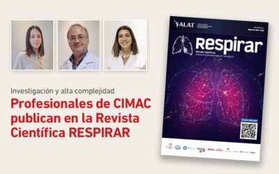 Investigación y alta complejidad: Profesionales de CIMAC publican en la Revista Científica Respirar