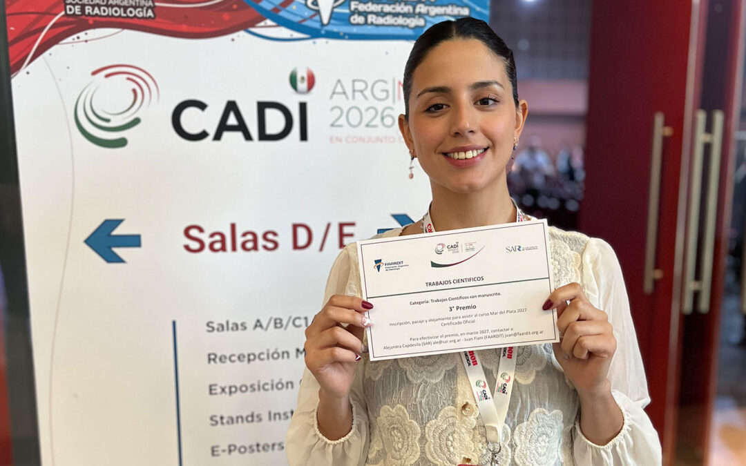 La Dra. Marlene Villegas, residente de CIMAC, obtuvo el 3.º premio al Mejor Trabajo Científico en CADI 2026